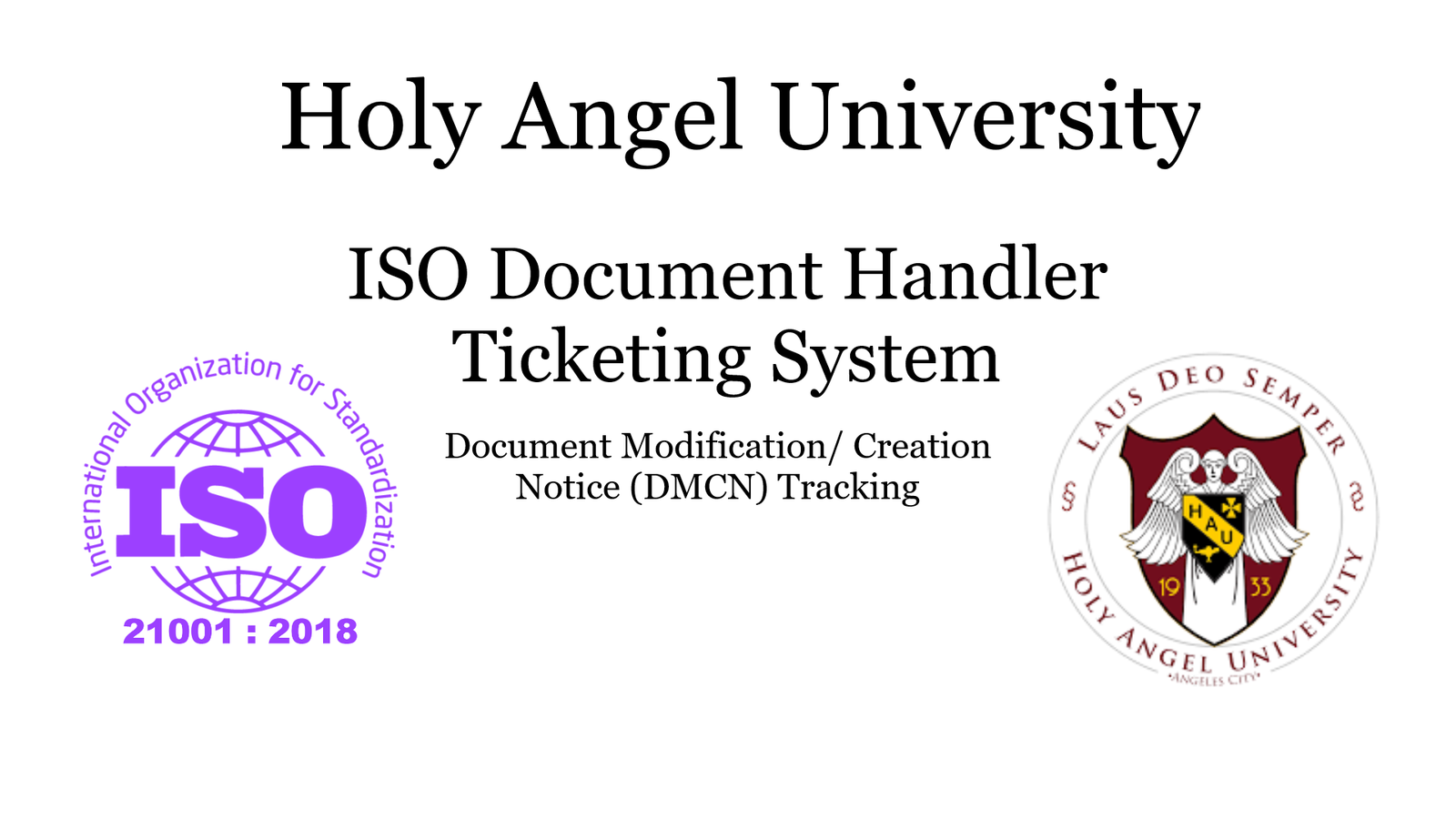 ISO Ticketing System